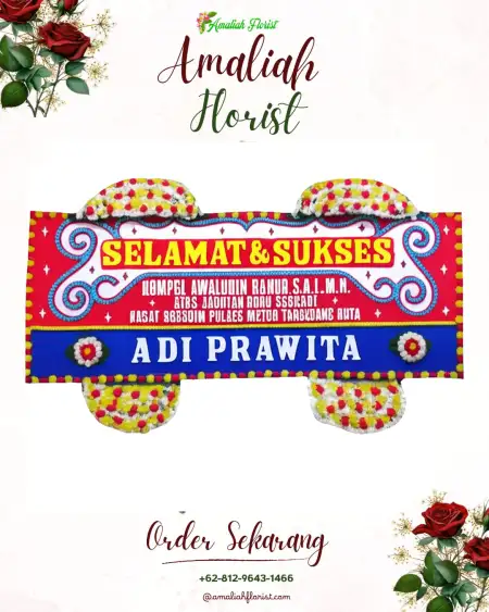 Papan Bunga Ucapan Selamat Intan Jaya
